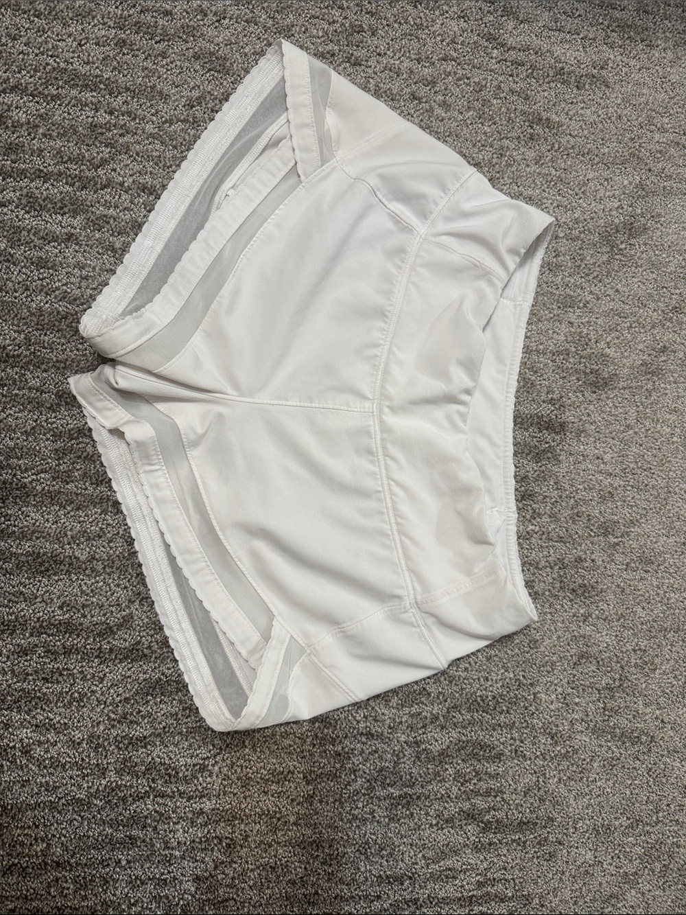 lululemon athletica White Athletic Shorts